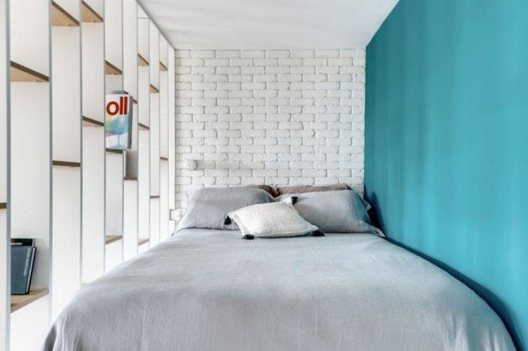 Маленькая спальня в скандинавском стиле - дизайн интерьера фото