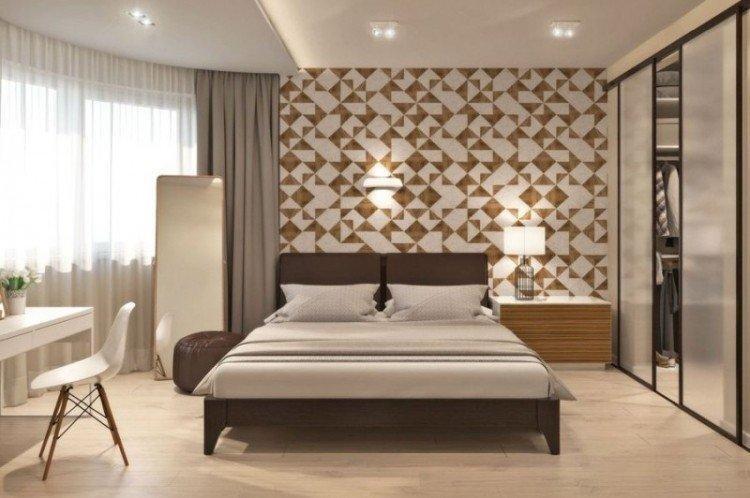 Кровать - Дизайн спальни в современном стиле