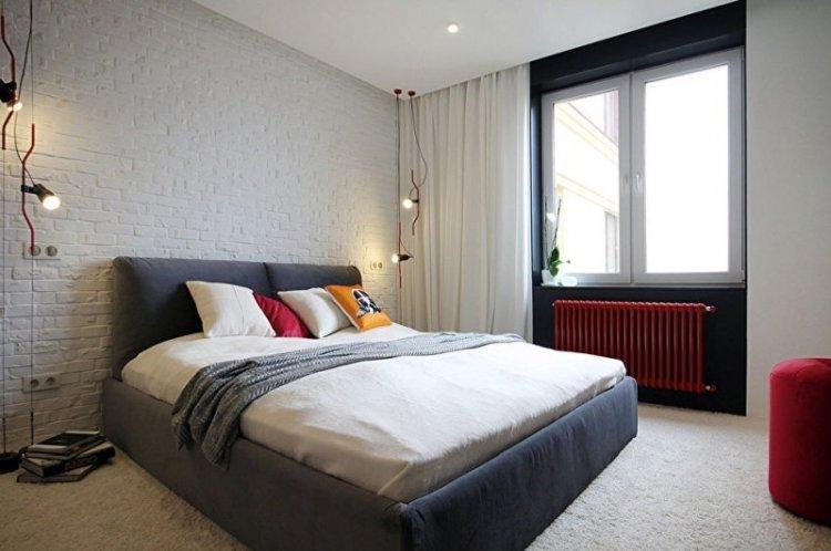 Светлая спальня в современном стиле - дизайн фото