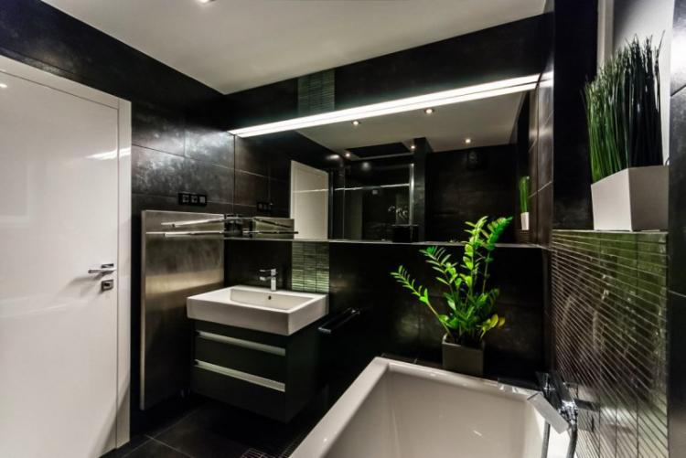 Ванная комната в стиле хай-тек - Дизайн интерьера фото