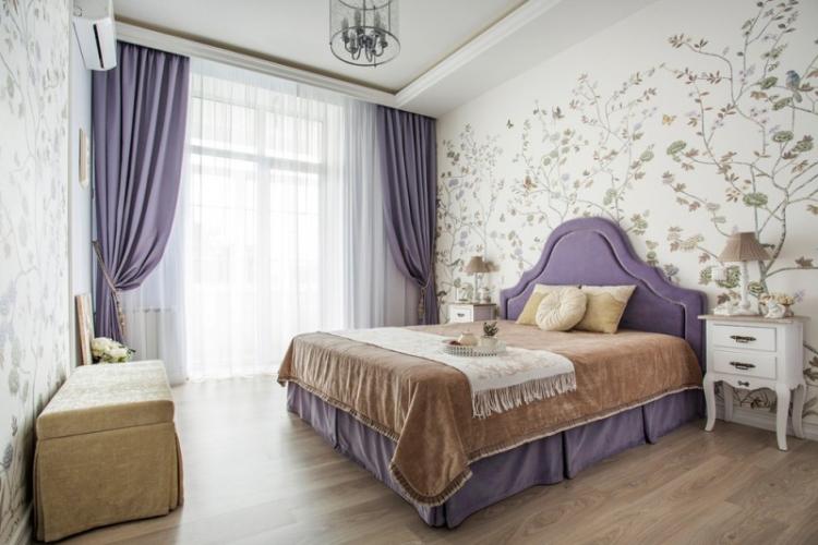 Спальня в стиле неоклассика - дизайн интерьера фото