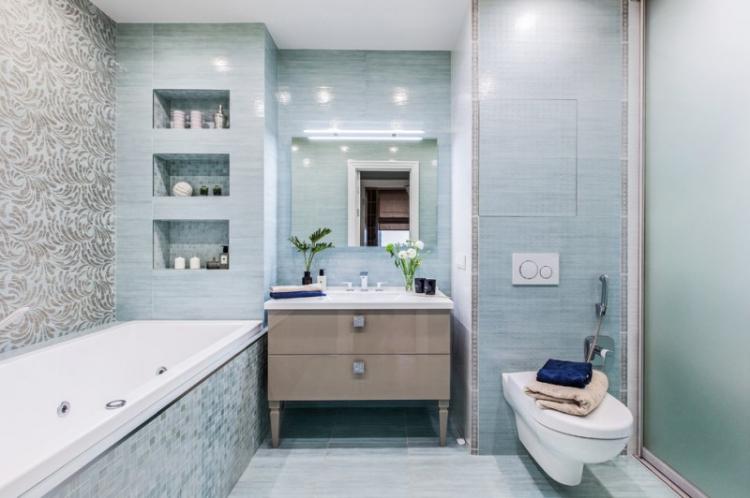 Ванная комната в стиле неоклассика - дизайн интерьера фото