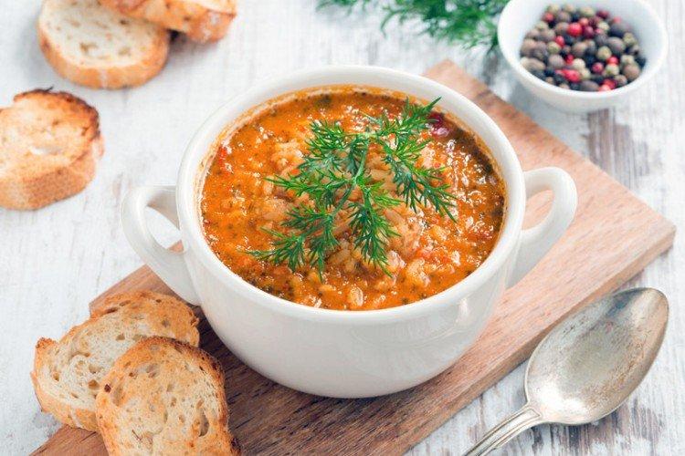 Суп харчо рецепт приготовления в домашних условиях с рисом из свинины пошагово с картошкой фото