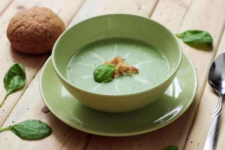 Суп-пюре со шпинатом - вкусные рецепты
