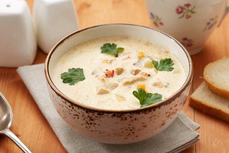 Сырный суп из плавленных сырков рецепт классический пошаговый с фото