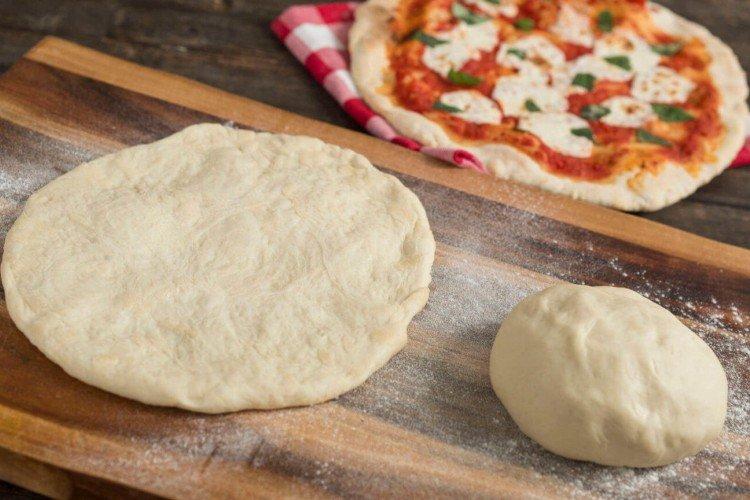  Тесто для пиццы без дрожжей на молоке - рецепты
