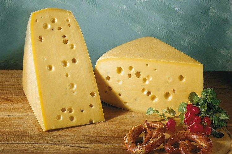 Эмменталь - Швейцарские твердые сорта сыра