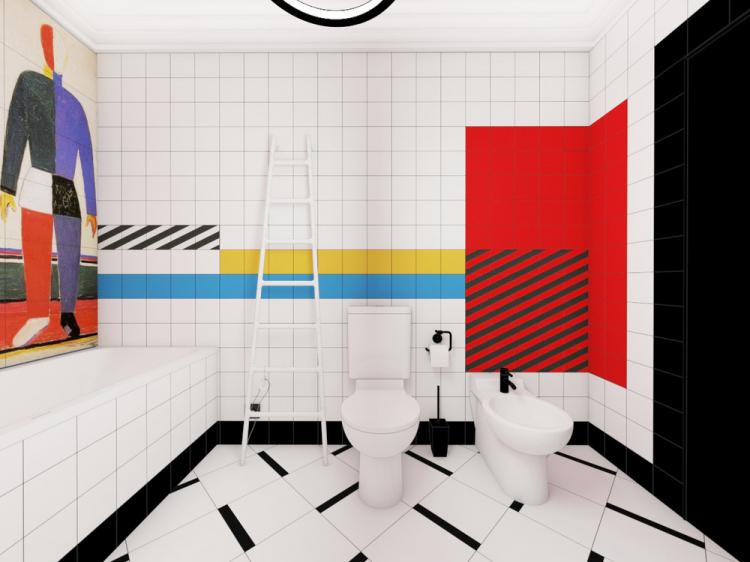 Ванная комната «Suprematism» - дизайн интерьера