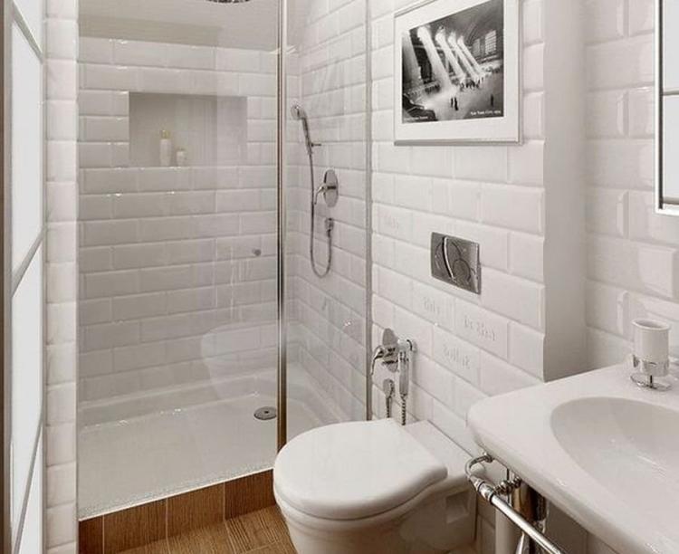Дизайн интерьера ванной комнаты в хрущевке - фото