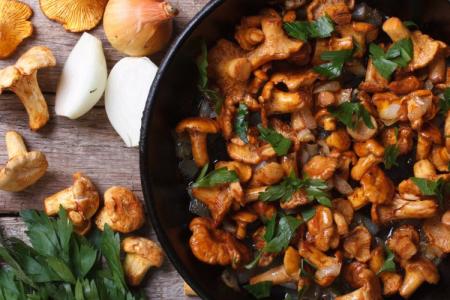 сложные блюда из овощей и грибов