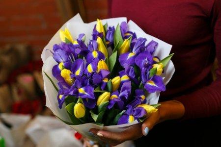 Букеты с тюльпанами