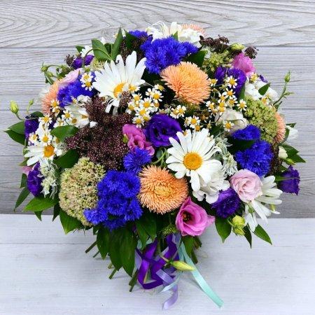 Букеты полевых цветов