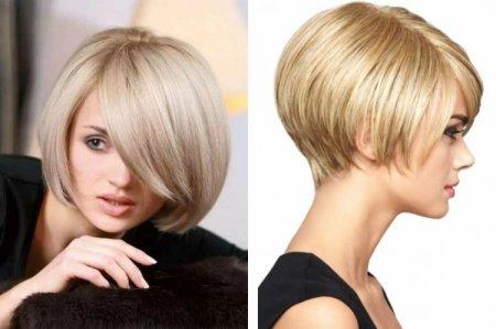 Длинный боб стрижка на тонкие волосы фото до и после