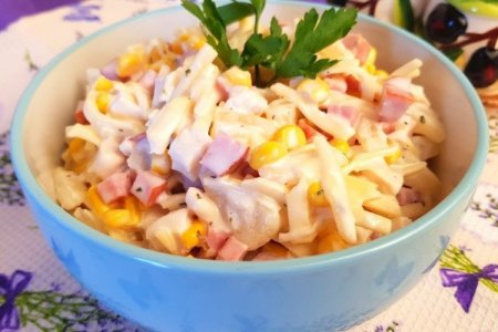 Салат с ананасом и курицей копченой рецепт классический пошаговый рецепт с фото