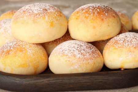 Творожные булочки на сухих дрожжах