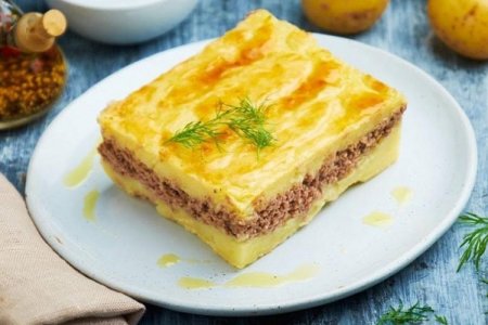 Картофельная запеканка из пюре