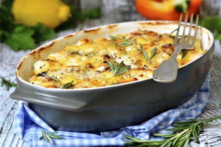 Грибная запеканка