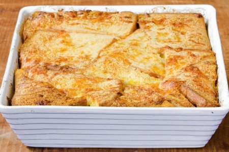 Запеканка с ветчиной и яйцом