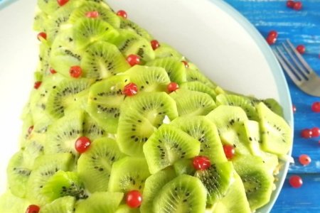 Новогодняя фруктовая елка Новогодняя фруктовая елка