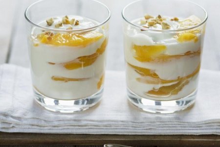 Творожный десерт с апельсином Творожный десерт с апельсином