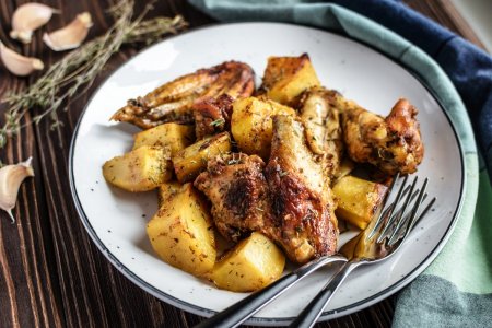 15 лучших рецептов куриных крылышек с картошкой в духовке