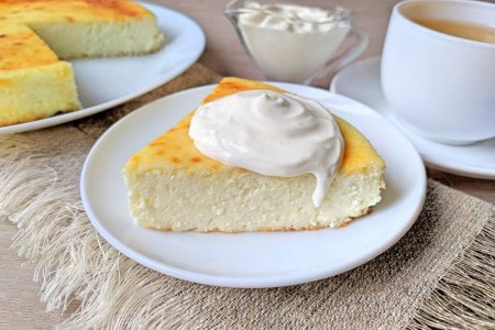 Творожная запеканка на молоке Творожная запеканка на молоке