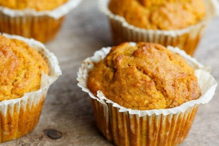 Тыквенные кексы на молоке Тыквенные кексы на молоке