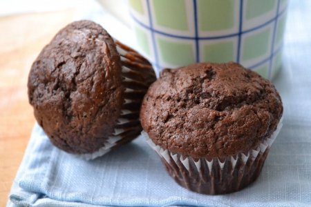Шоколадные маффины на молоке Шоколадные маффины на молоке