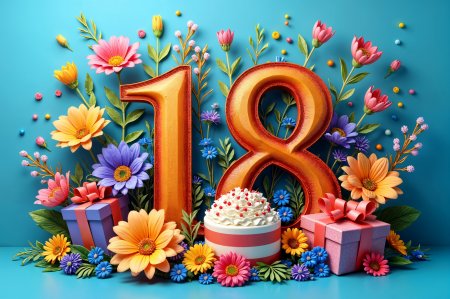 Поздравления с 18-летием – своими словами, красивые и трогательные