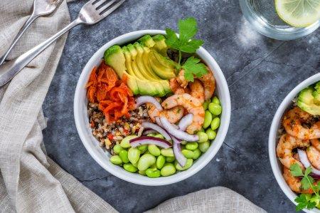 Боул с креветками: 8 оригинальных рецептов на любой вкус и бюджет