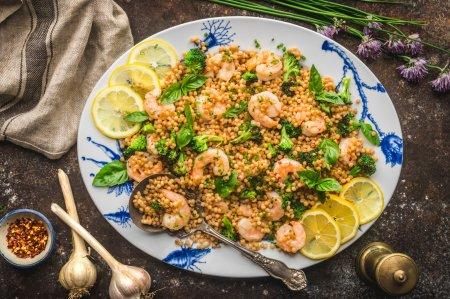 6 простых и сытных рецептов птитима с креветками