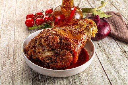 Маринад для свиной рульки в духовке – простой рецепт пошагово