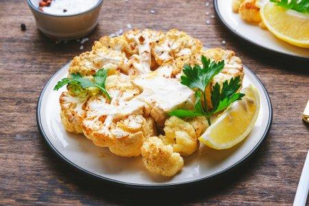 Стейки из цветной капусты в аэрогриле – рецепт пошагово