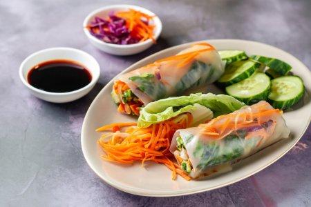 Спринг-роллы с копченой курицей – вкусный рецепт пошагово
