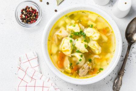 Суп с галушками, картошкой и мясом – вкусный рецепт пошагово