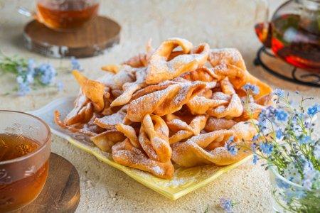Вкуснейший хворост на сгущенке – рецепт пошагово