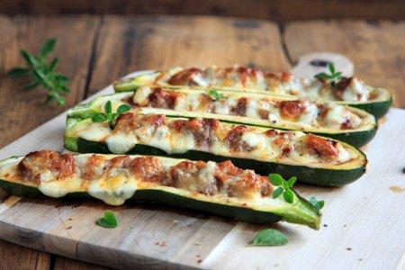 Кабачки с фаршем на мангале – вкусный рецепт пошагово
