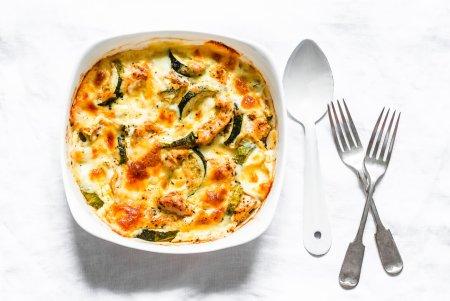 Запеканка с курицей и овощами в аэрогриле – простой рецепт