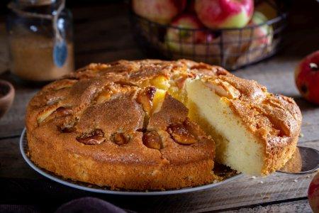 Простая шарлотка с яблоками и бананами в духовке – пошагово