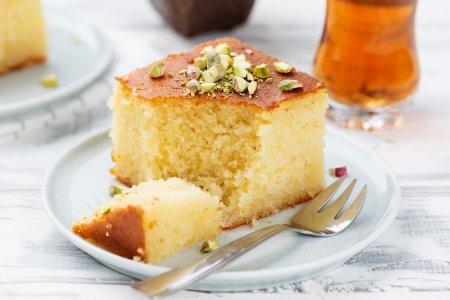 Пышный манник на кефире без муки в духовке – вкусный рецепт