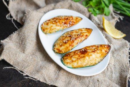 Запеченные мидии в аэрогриле – вкусный рецепт пошагово