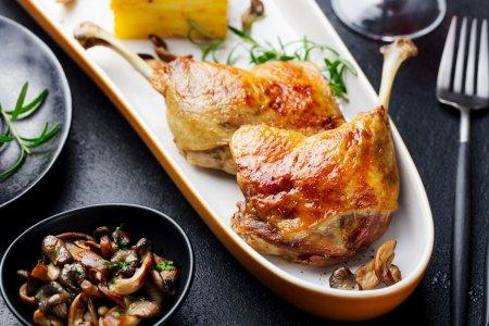 Утиные ножки в аэрогриле – простой и вкусный рецепт пошагово