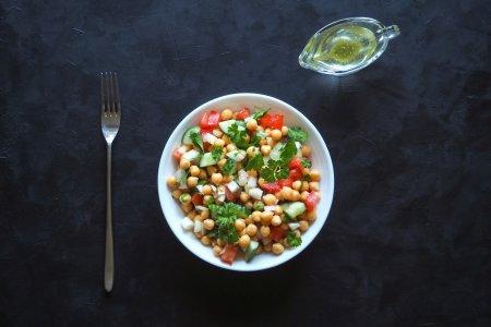 Постный салат с нутом и морковью по-корейски – рецепт пошагово