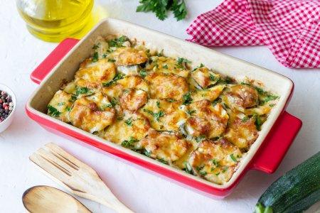 Гратен из кабачков в духовке – вкусный рецепт пошагово