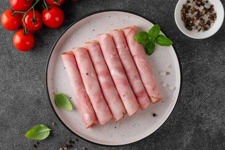 Рулетики из ветчины с творожным сыром – вкусный рецепт пошагово