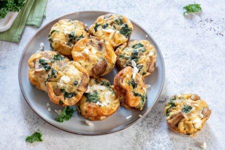 Картофельные гнезда с курицей и грибами в духовке