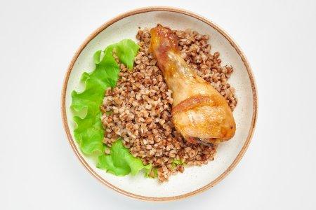 Куриные ножки с гречкой на сковороде – вкусный рецепт пошагово