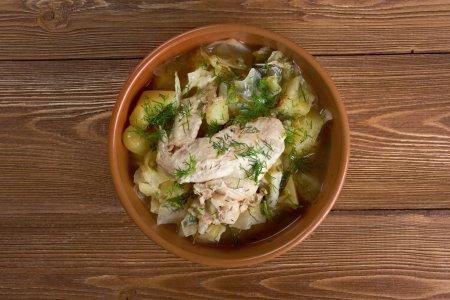 Тушеная курица с овощами в афганском казане – рецепт пошагово