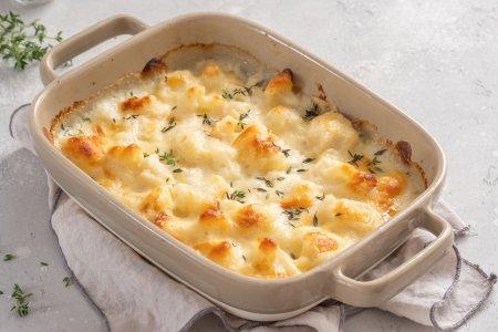 Запеканка из цветной капусты и курицы в духовке