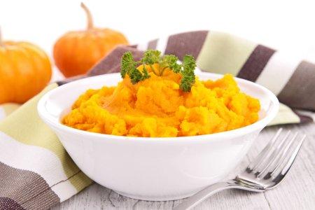 Вкусное пюре из тыквы на гарнир – рецепт пошагово